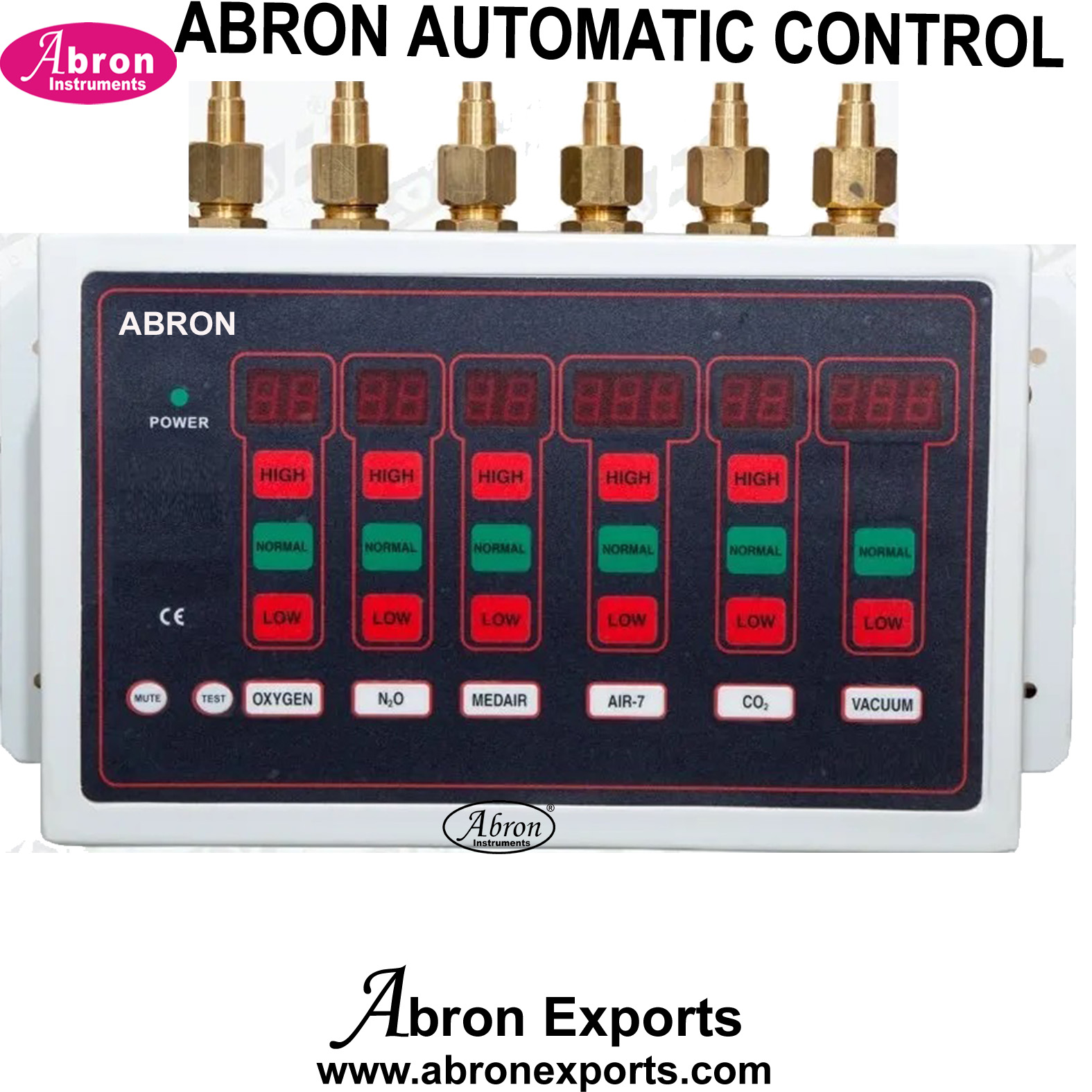 Medical Oxygen Gas Pipe Line Gas System Gas Terminals bed head panel Abron ABM-1120P6D 